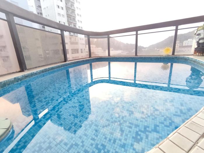 Ap Pitangueiras com Vista para o mar - piscina - churrasqueira