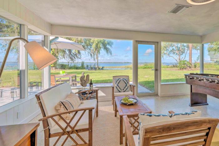 Waterfront Lake Dora Escape with Private Dock and Slip