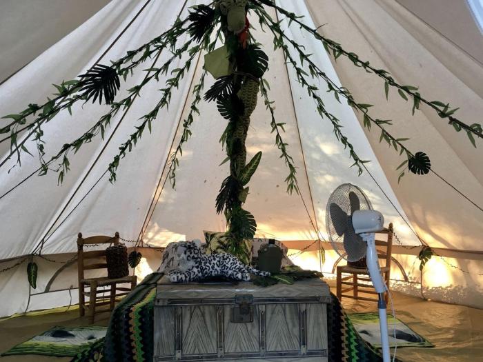 Bohemian Bell Tent Perfect for a Relaxing Getaway near Malaga City