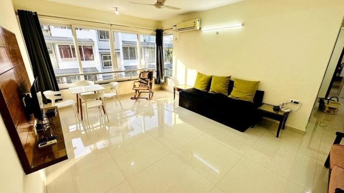 Serene Stays - 1 BHK 5 mins walk to the beach