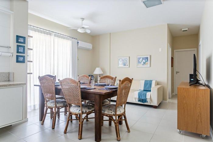 Cond frente mar com piscina - 15m da praia