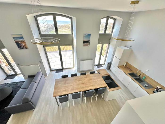 Superbe Duplex FACE MER avec Terrasse sur la plage de Berck et 2 Places de Parking
