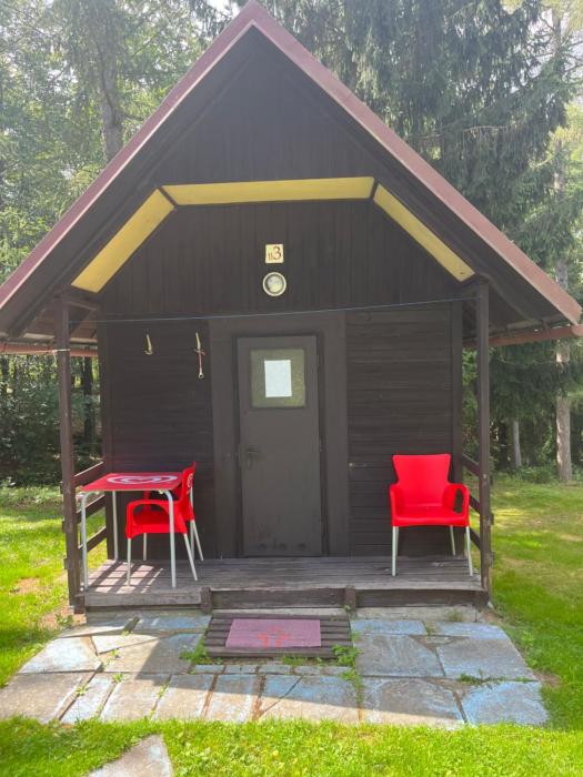 Kemp a Loděnice Podolsko - Chatka pro 3 osoby