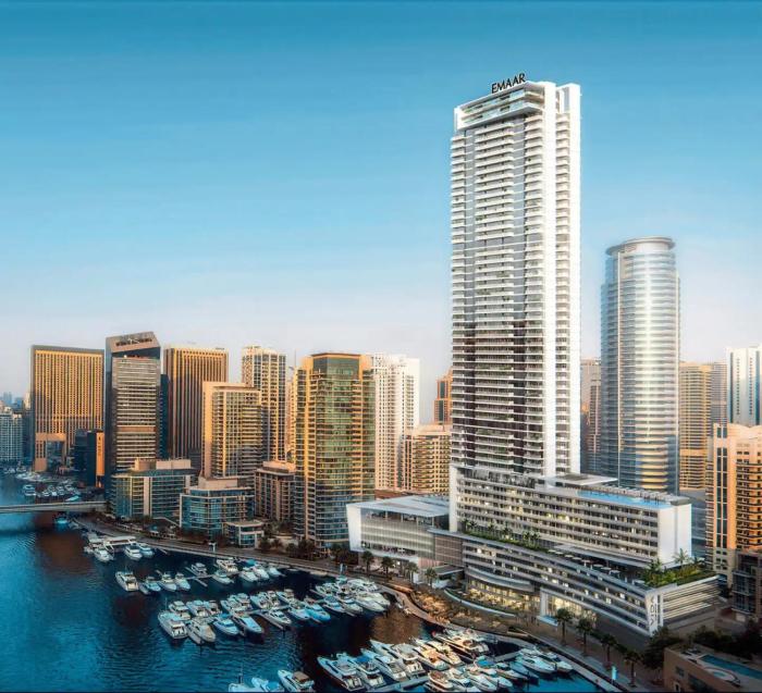 Vida Yacht Club # Up-scale 2BHK # Marina,Sea & Ain View