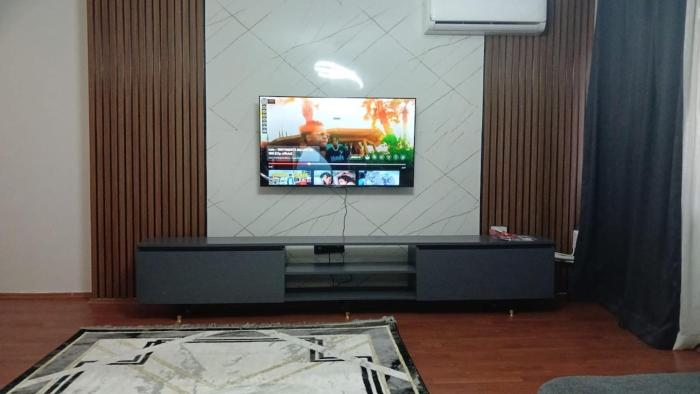 Luxurious apartment in Sisli area, three rooms and a living room