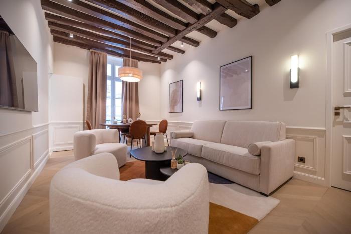 Appartement de luxe dune chambre près du Louvre II