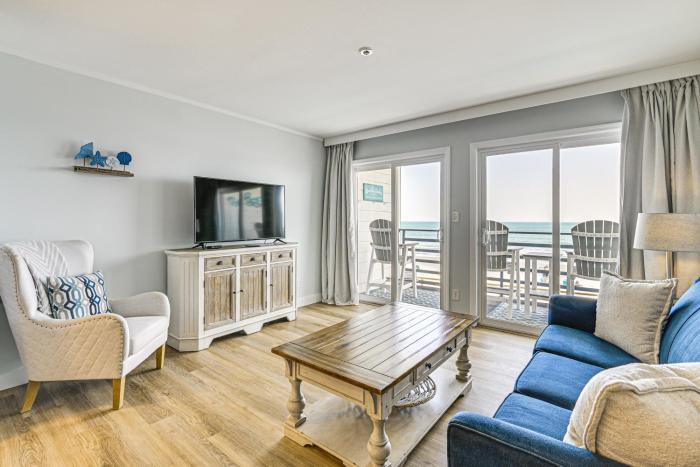 Oceanfront South Carolina Retreat - Pool and Balcony