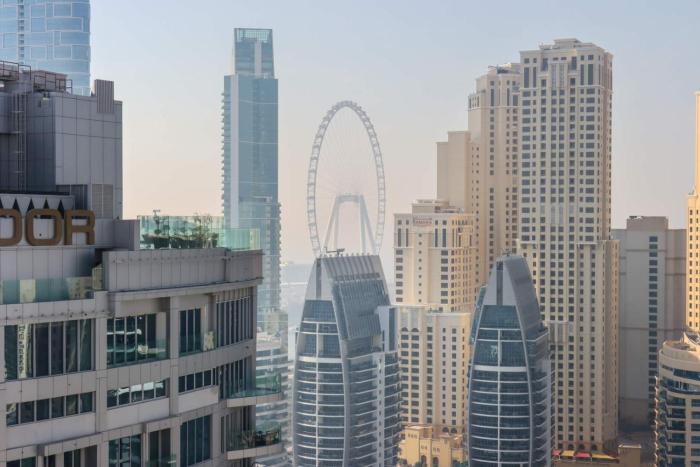 Upgraded 3BR w Ain Dubai and Marina Skyline Views