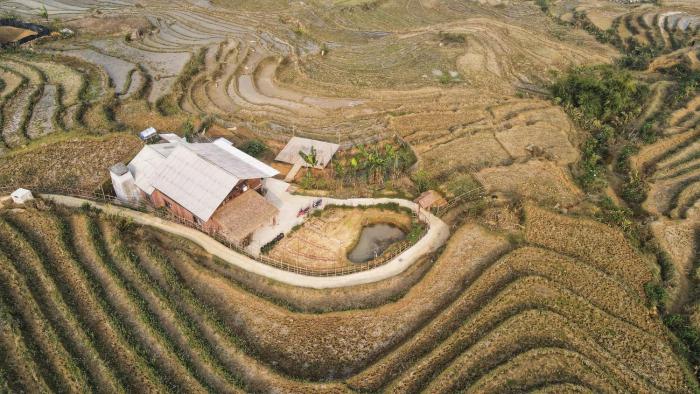 Mais Cozy House Ta Van - Ricefield View
