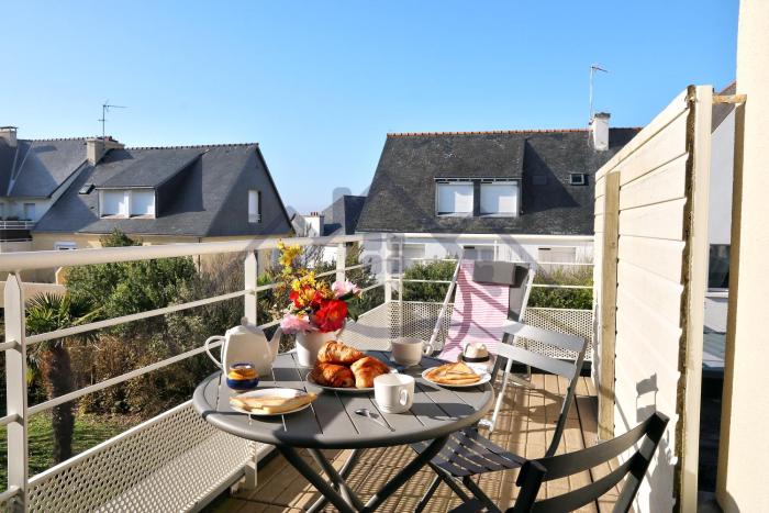 LocaLise - B80 - La villa Blanche - Liroise - 1er étage plain pied - Wifi inclus - Draps inclus - Animaux bienvenues