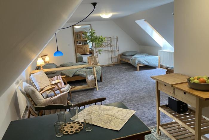 Malé Labe - ubytování v podkroví