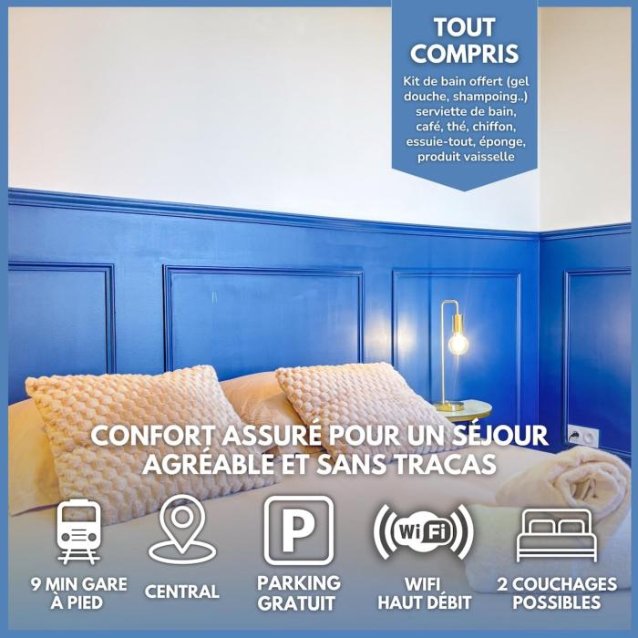 LÉtoilé - Parking Gratuit, Confort & Design Chic