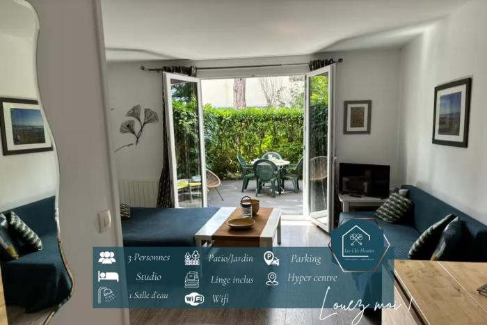 Terrasse Vilmer, Studio 3 personnes, Hyper centre, terrasse & parking