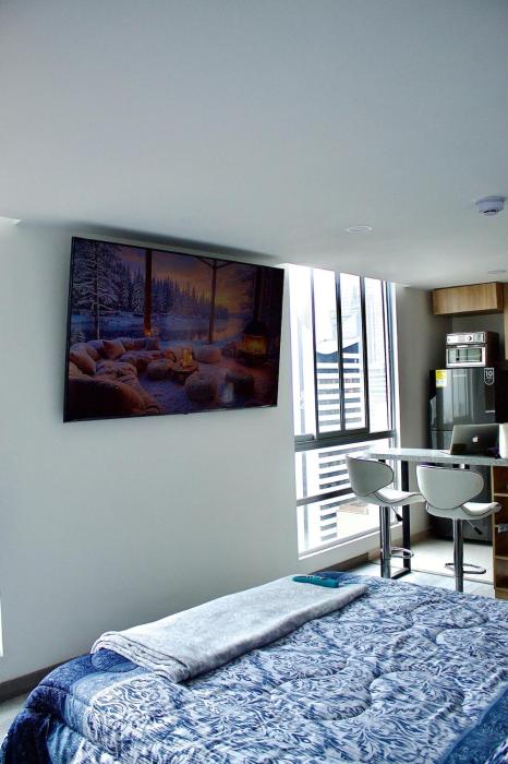 Moderno Apto en Centro Internacional, con Internet de alta velocidad y terraza