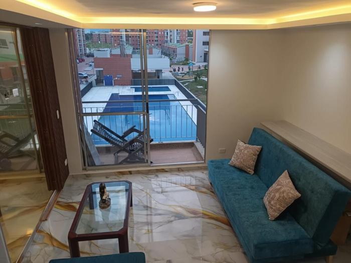 El Dorado, Apartamento con piscina y parqueadero