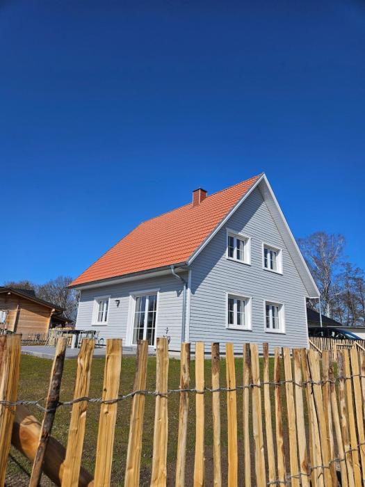 Ferienhaus am See mit Sauna