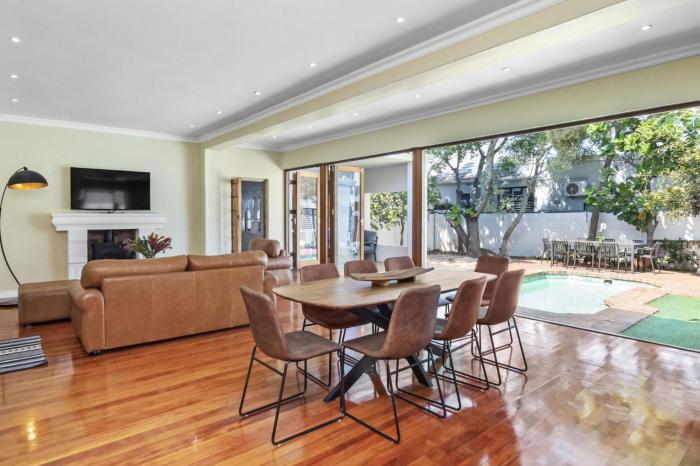 Spacious Claremont Home with Pool Fireplace