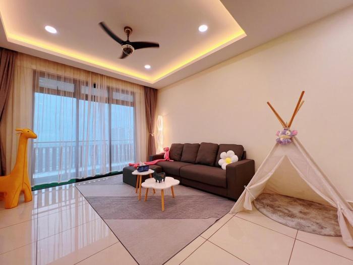 Muji Style Two Bedrooms Condo 1-7pax at D Secret Garden - Johor Bahru-Mid Valley-Paradigm Mall-Dato Onn-Setia Tropika-Kempas-UTM