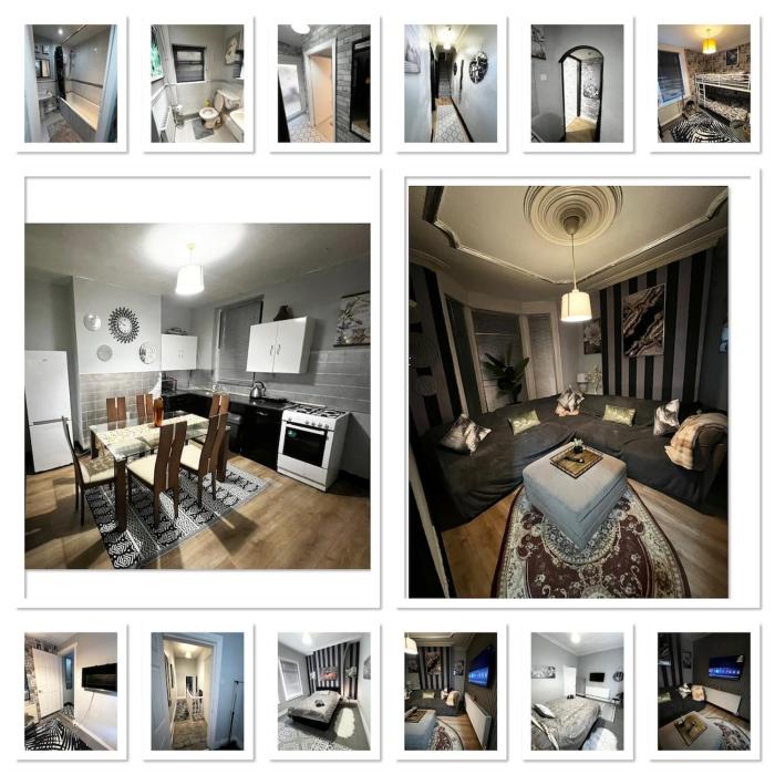 Cozy & Stylish 3-Bed house Parking & 3 Smart TVs