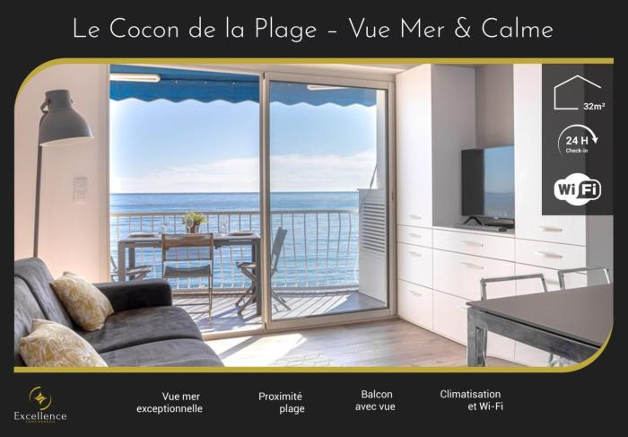 The Beach Cocoon – Sea View & Calm