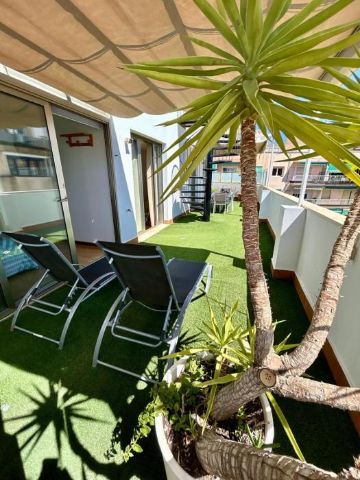 2 big terraces penthouse city center