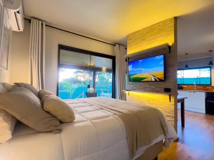 Chalé Encantador na Rota do Vinho com Ar Condicionado