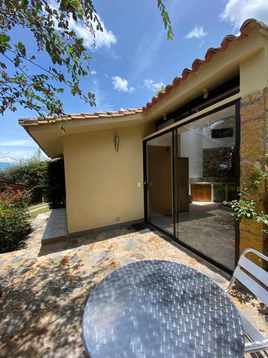 cabaña casa cristal