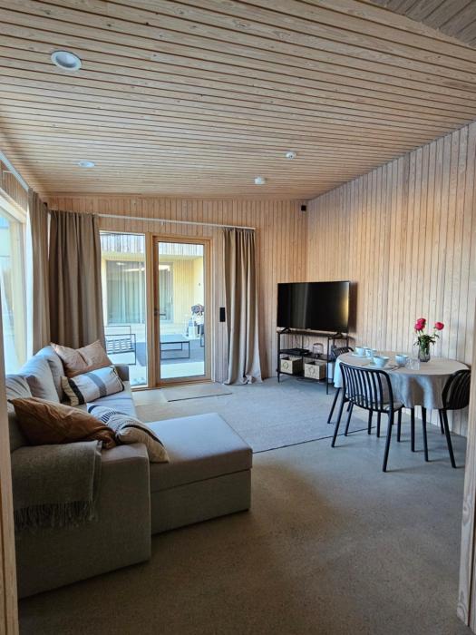 Viihtyisä vierasmaja saunalla