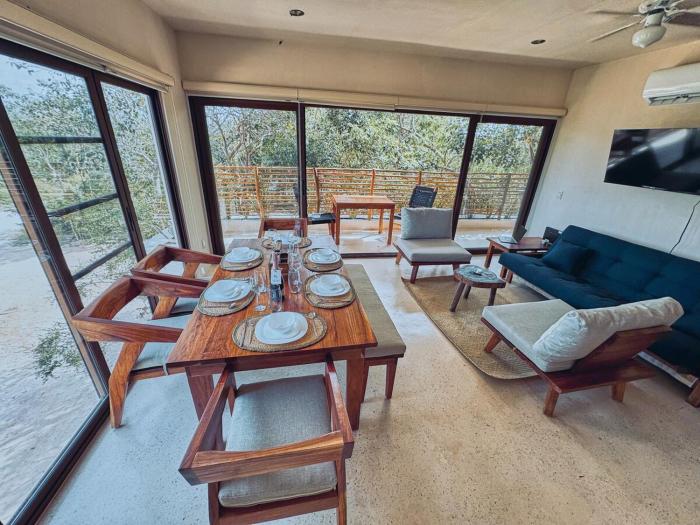 Condo Family in the jungle with cenotes and big pool