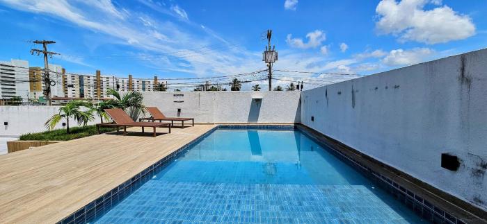 Ponta de Campina: VISTA MAR, Piscina e Conforto