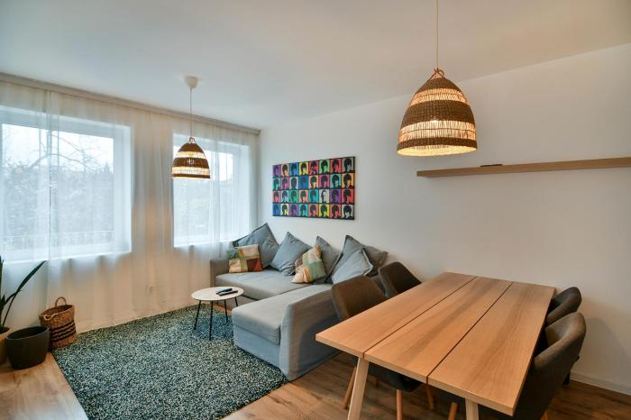 Urban city flat 4 guests with AC