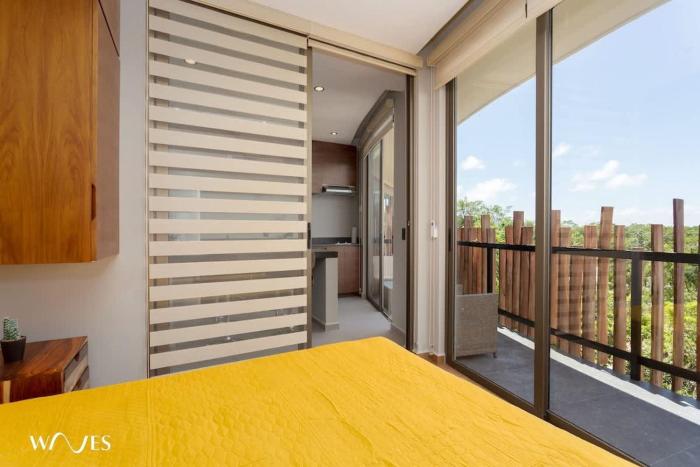 1 bedroom with park view in condominium with gym sauna and steam room