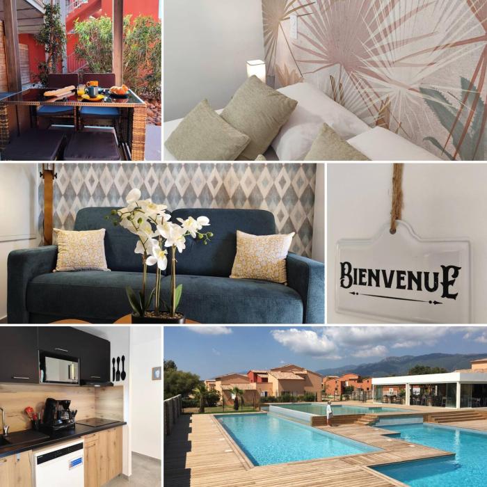 T2 Cyprien, Climatisé, piscines, resto, Plages 2-4 pers