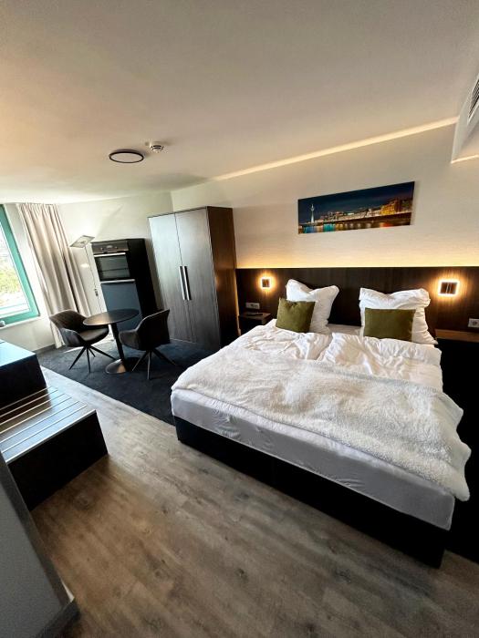 Aparthotel in Düsseldorf am Medienhafen mit Küche