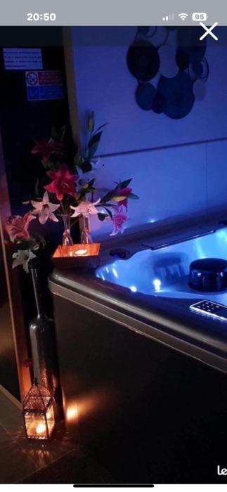 Suite romantique Au cœur du Spa avec jacuzzi et sauna privatif proche de Toulouse