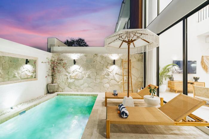 1BR Designer Villa with Private Pool, Canggu