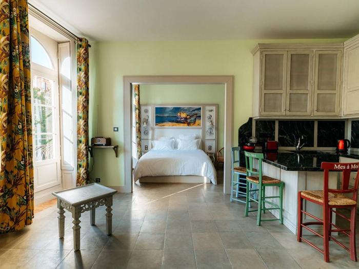 Appartement de charme climatisé, centre Pézenas, animaux bienvenus - FR-1-607-215