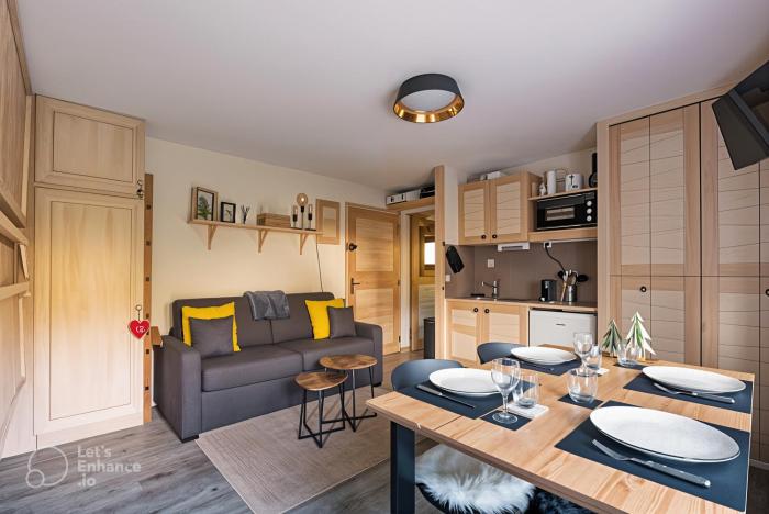 Adorable studio, proche pistes de ski, à Combloux