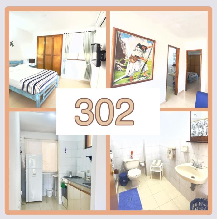 Acogedor Apartamento 302 con Balcón