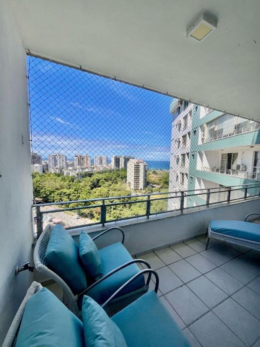 Vista nascente para o mar-Barra da Tijuca