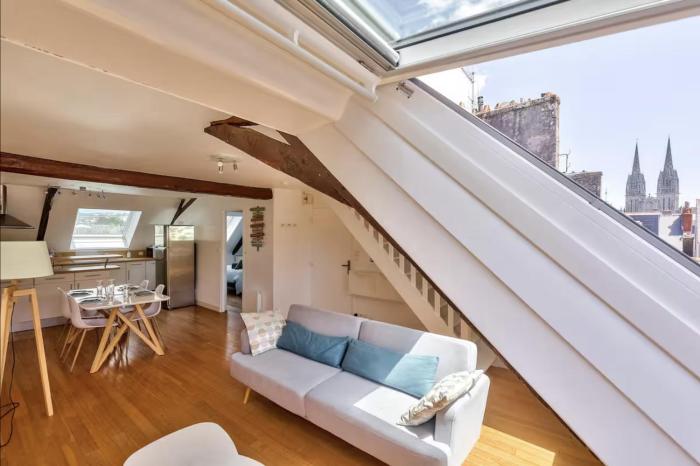 Bright duplex St Mathieu - Rooftop view