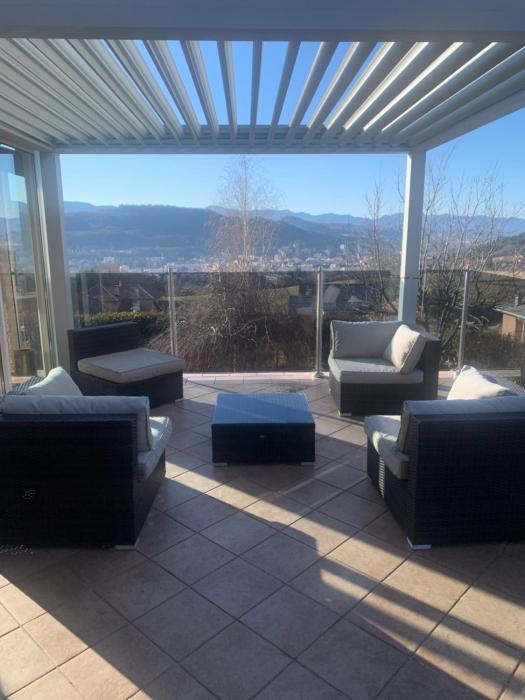 villa plein sud ensoleillée