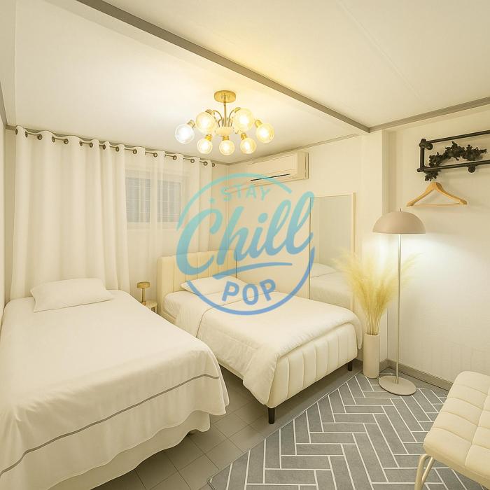 New Year Sale I Hongdae Sinchon I 1F I 4ppl I Private 2BR, 3 Bed