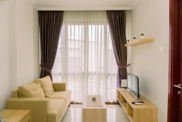 Homey and Modern Look 1BR at Asatti Apartment By Travelio