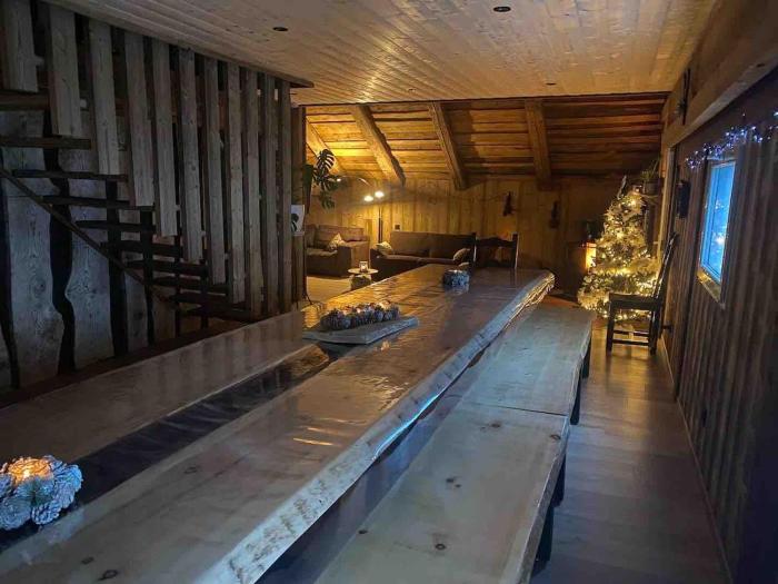 Le Fenil-Logis Sauna Bain Nordique Salle cinéma