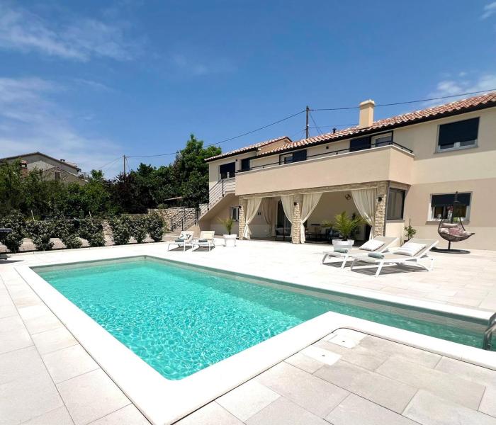 Holiday house Marlen with a private pool in Labin