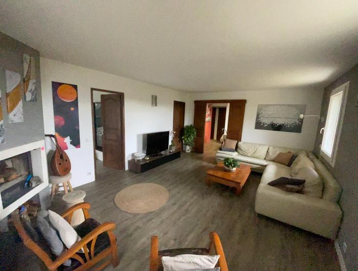 Zen house with a view