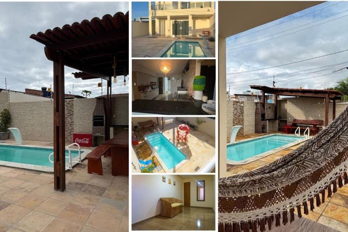 4 quartos, sendo 2 suítes - uma com varanda privativa, a 700m da Praia da Boca da Barra e 2,5km da orla de Tamandaré, Wifi 200MB e cozinha completa - Piscina e estacionamento privativos - Ideal para grupos e famílias - tranquilo para home office