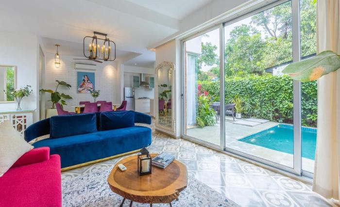 Villa Venus - 2BR with Private Pool 9 min from Vagator