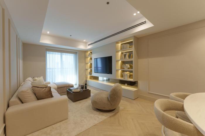 Daniels 2BR at Princess Tower with Sea View